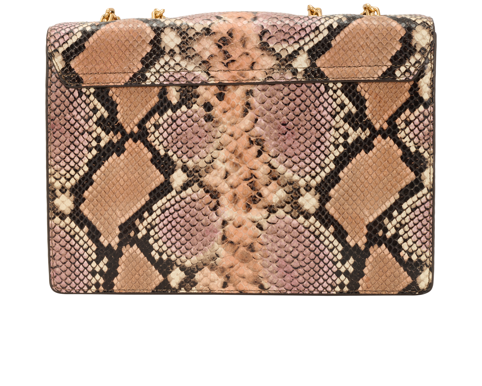 Gemini Link Shoulder Bag, &pound;150, Handbags, Pink, Leather, Back view